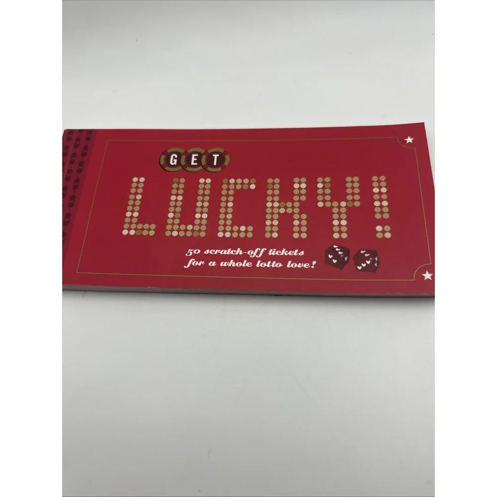 New Vintage Hallmark Get Lucky Scratch Off Booklet For Couples Sexy Gift To Win